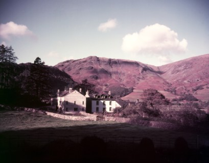 Farmhouse at Rosthwaite, Borrowdale, Lake District, c1955.  Creator: Arthur Charles Kirby Ware.