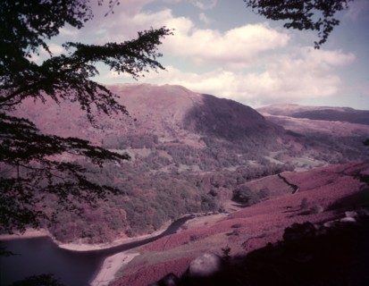 Grasmere with the River Rothay and Nab Scar, Lake District, c1955. Creator: Arthur Charles Kirby Ware.