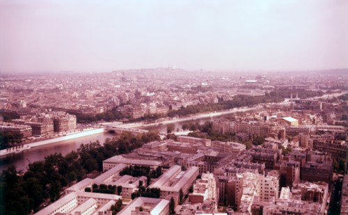 View from the Eiffel Tower, Paris, France, c1955. Creator: Arthur Charles Kirby Ware.