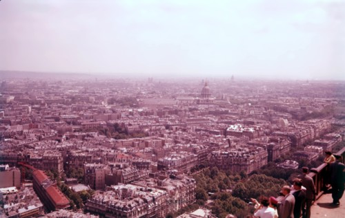 View from the Eiffel Tower, Paris, France, c1955. Creator: Arthur Charles Kirby Ware.