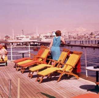 Docks, Istanbul, Turkey, c1955.  Creator: Arthur Charles Kirby Ware.