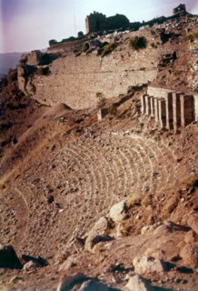 The Theatre, Pergamon, Turkey, c1955. Creator: Arthur Charles Kirby Ware.