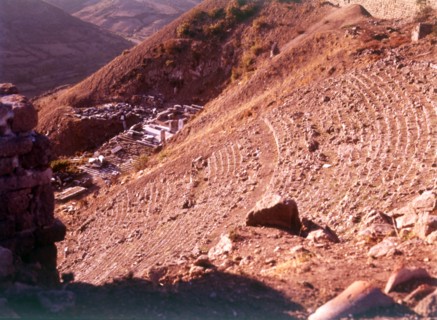 The Theatre, Pergamon, Turkey, c1955. Creator: Arthur Charles Kirby Ware.