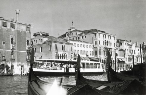 Vaporetto on the Grand Canal, Venice, Italy, c1955. Creator: Arthur Charles Kirby Ware.