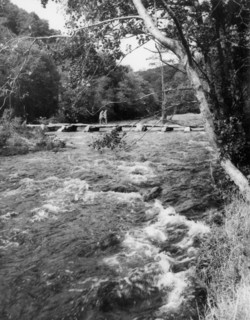 Tarr Steps, near Dulverton, Exmoor, Somerset, c1955. Creator: Arthur Charles Kirby Ware.