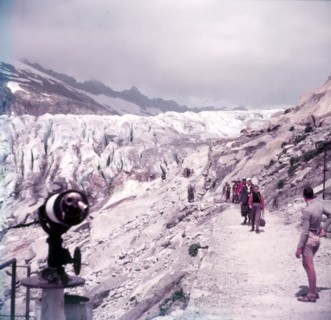The Rhône Glacier, Switzerland, c1955.  Creator: Arthur Charles Kirby Ware.