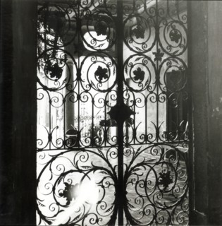 Wrought iron gates, Orta San Giulio, Lake Orta, Italy, c1955.  Creator: Arthur Charles Kirby Ware.