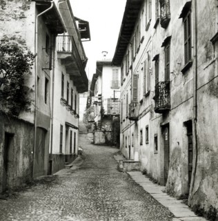 Old street in Orta San Giulio, Lake Orta, Italy, c1955.  Creator: Arthur Charles Kirby Ware.