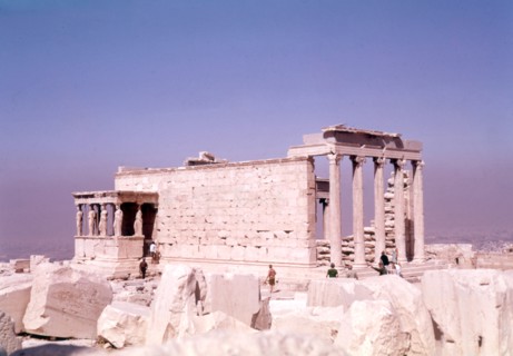 The Erechtheum and Caryatids, the Acropolis, Athens, Greece, c1955.  Creator: Arthur Charles Kirby Ware.