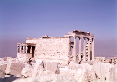 The Erechtheum and Caryatids, the Acropolis, Athens, Greece, c1955.  Creator: Arthur Charles Kirby Ware.