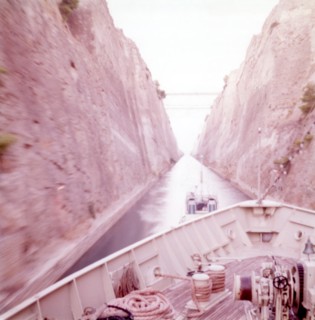 The Corinth Canal, Greece, c1955.  Creator: Arthur Charles Kirby Ware.