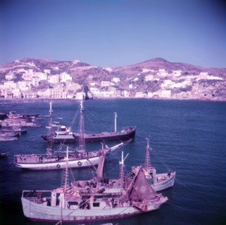 The harbour, island of Ponza, Italy, c1955.  Creator: Arthur Charles Kirby Ware.