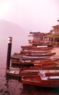 Bar-Ristorante Albergo Leon d'Oro, Orta San Giulio, Italy, c1955.  Creator: Arthur Charles Kirby Ware.