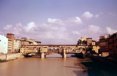 The Ponte Vecchio, Florence, Italy, c1955.  Creator: Arthur Charles Kirby Ware.