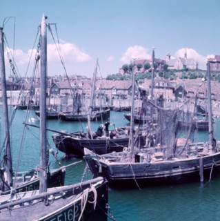 Folkestone harbour, Kent, c1955. Creator: Arthur Charles Kirby Ware.