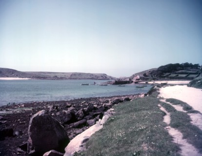 The landing quay, New Grimsby, Tresco, Scilly Isles, c1955. Creator: Arthur Charles Kirby Ware.