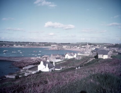 The Quay and St Mary's Pool, Hugh Town, St Mary's, Scilly Isles, c1955. Creator: Arthur Charles Kirby Ware.