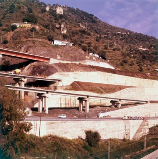Autostrada under construction, Sicily, 1970s. Creator: Arthur Charles Kirby Ware.