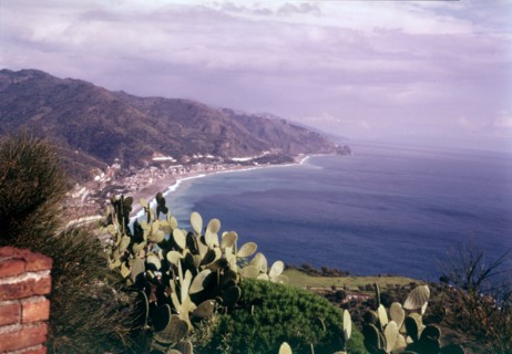 Mazzarò Beach, Taormina, Sicily, c1970s.  Creator: Arthur Charles Kirby Ware.