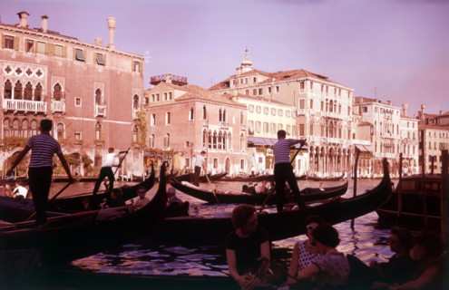Gondolas, Venice, Italy, c1955.  Creator: Arthur Charles Kirby Ware.