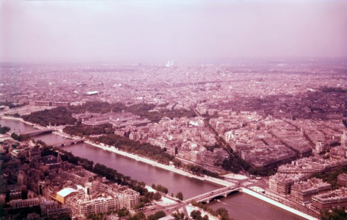 View from the Eiffel Tower, Paris, France, c1955. Creator: Arthur Charles Kirby Ware.
