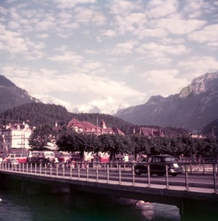 The Jungfrau from Interlaken, Switzerland, c1955.  Creator: Arthur Charles Kirby Ware.