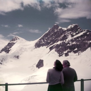 The summit of the Jungfrau, Switzerland, c1955.  Creator: Arthur Charles Kirby Ware.