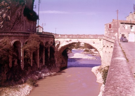 The Roman Bridge, Vaison-la-Romaine, France, c1955.  Creator: Arthur Charles Kirby Ware.