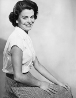 Woman in white blouse, c1955. Creator: Arthur Charles Kirby Ware.