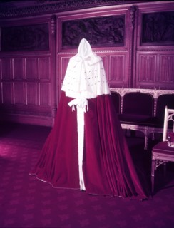 Red velvet and ermine robes, c1953. Creator: Arthur Charles Kirby Ware.