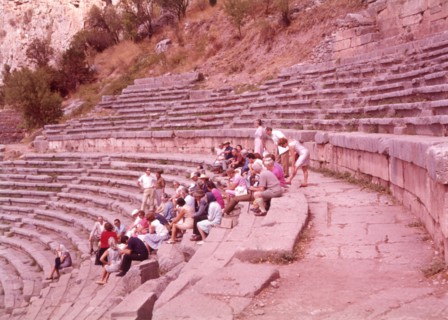 The Theatre, Delphi, Greece, c1955. Creator: Arthur Charles Kirby Ware.