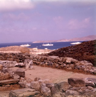 Anchorage at the island of Delos, Greece, c1955. Creator: Arthur Charles Kirby Ware.