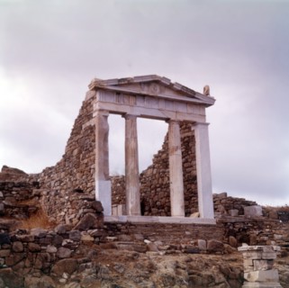 The Temple of Hera, island of Delos, Greece, c1955.  Creator: Arthur Charles Kirby Ware.