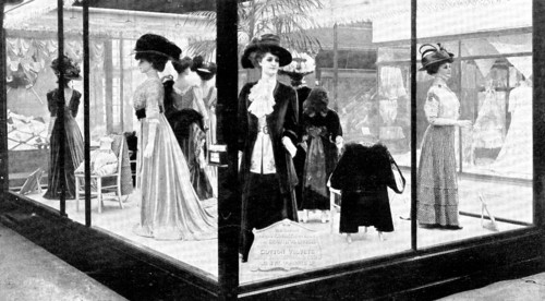 To illustrate the beautiful results that follow the dyeing of cotton velvets..., 1909.  Creator: Unknown.