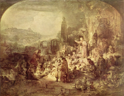 'John the Baptist Preaching', 1637-1650, (1967). Creator: Rembrandt Harmensz van Rijn.