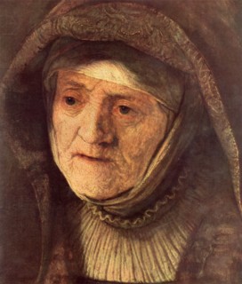 'Rembrandt's Mother', (detail), 1639, (1967).  Creator: Govaert Flinck.