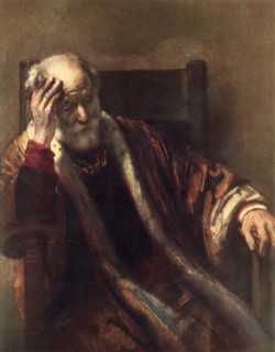 'An Old Man in an Armchair', 1652, (1967).  Creator: Rembrandt Harmensz van Rijn.