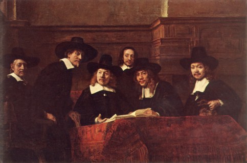 'The Syndics (The Sampling Officials of the Draper's Guild)', 1662, (1967).  Creator: Rembrandt Harmensz van Rijn.