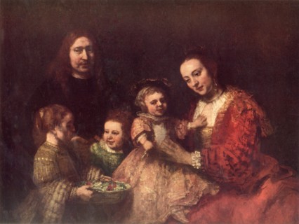 'A Married Couple with Three Children', c1668-1669, (1967). Creator: Rembrandt Harmensz van Rijn.