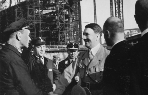 Visite du chantier naval Blohm & Voss à Hambourg, 1934