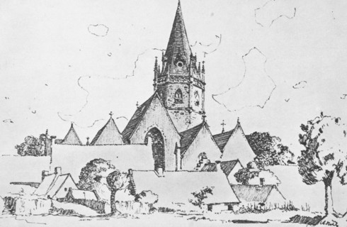 Dessin d'Hitler, Ardoye dans les Flandres, 1917