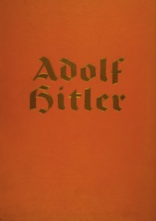 Cover of the book about Adolf Hitler, Cigaretten-Bilderdienst Hamburg-Bahrenfeld Editions (1936)