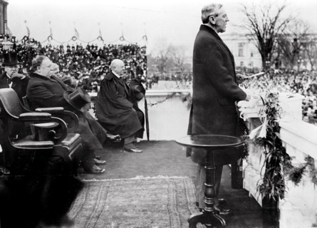 Prise de fonctions du président Thomas Woodrow Wilson