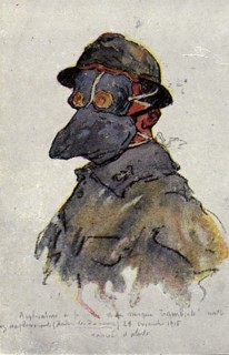 Masque à gaz de type Tambuté
