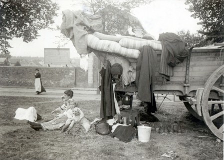 L'exode des populations du Nord de la France en août 1914 - Familles du Nord de la France ayant