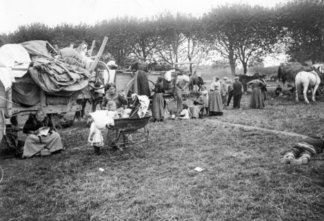 L'exode des populations du Nord de la France en août 1914 - Familles du Nord de la France ayant