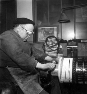 Les employés du métro parisien en 1950
