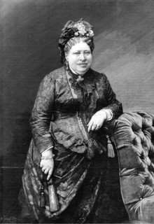 Portrait de Marguerite Boucicaut, épouse d'Aristide Boucicaut, fondateur des magasins du Bon