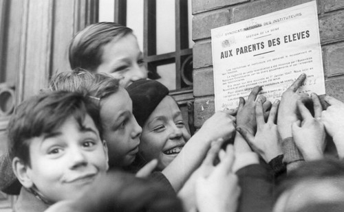Conduites par la C.G.T, les grandes grèves et les manifestations de 1947 en France, dans les