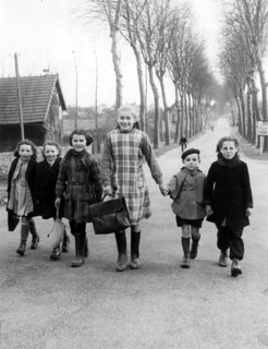 Ecoliers en 1951